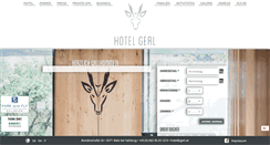 Desktop Screenshot of hotel-gerl.at